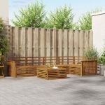 Set de canapele de exterior 6 pcs natural Lemn Solid de Acacia GartenMobel Dekor