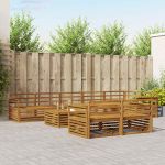 Set de canapele de exterior 9 pcs natural GartenMobel Dekor