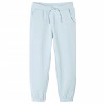 Pantaloni de trening pentru copii, albastru deschis, 128 GartenMobel Dekor