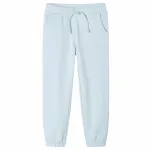 Pantaloni de trening pentru copii, albastru deschis, 128 GartenMobel Dekor