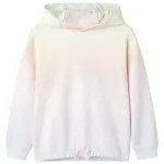 Hanorac cu glugă pentru copii, alb stelar, 116 GartenMobel Dekor