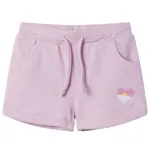 Pantaloni pentru copii cu șnur, lila combinat, 140 GartenMobel Dekor