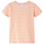 Tricou pentru copii, portocaliu neon, 128 GartenMobel Dekor