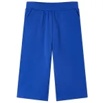Pantaloni pentru copii cu picioare largi, albastru cobalt, 128 GartenMobel Dekor