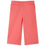 Pantaloni pentru copii cu picioare largi, corai, 104 GartenMobel Dekor
