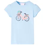 Tricou pentru copii, albastru deschis, 116 GartenMobel Dekor