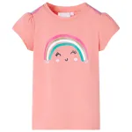 Tricou pentru copii, corai deschis, 140 GartenMobel Dekor