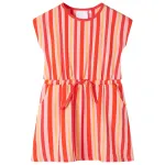 Rochie pentru copii cu șnur, roz și roșu, 104 GartenMobel Dekor