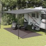 Covor pentru cort, antracit, 250x550 cm GartenMobel Dekor