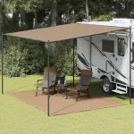 Covor pentru cort, gri taupe, 300x400 cm GartenMobel Dekor