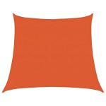 Pânză parasolar, portocaliu, trapez, 4/5x4 m, HDPE, 160 g/m² GartenMobel Dekor