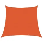 Pânză parasolar, portocaliu, trapez, 4/5x4 m, HDPE, 160 g/m² GartenMobel Dekor