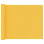 Paravan balcon, galben, 75x300 cm, țesătură oxford GartenMobel Dekor