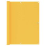 Paravan de balcon, galben, 120x600 cm, țesătură Oxford GartenMobel Dekor