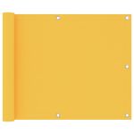 Paravan de balcon, galben, 75 x 400 cm, țesătură oxford GartenMobel Dekor