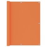 Paravan de balcon, portocaliu, 120 x 500 cm, țesătură oxford GartenMobel Dekor