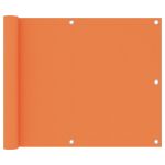 Paravan de balcon, portocaliu, 75 x 500 cm, țesătură oxford GartenMobel Dekor