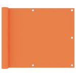 Paravan de balcon, portocaliu, 75 x 600 cm, țesătură oxford GartenMobel Dekor