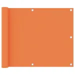 Paravan de balcon, portocaliu, 75 x 600 cm, țesătură oxford GartenMobel Dekor