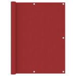 Paravan de balcon, roșu, 120 x 600 cm, țesătură oxford GartenMobel Dekor