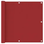 Paravan de balcon, roșu, 90 x 400 cm, țesătură oxford GartenMobel Dekor