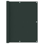 Paravan de balcon, verde închis, 120x500 cm, țesătură oxford GartenMobel Dekor