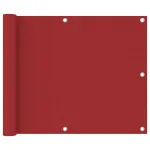 Prelată balcon roșu 75x400 cm țesătură Oxford GartenMobel Dekor
