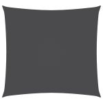 Pânză parasolar, antracit, 2,5x2,5 m, țesătură oxford, pătrat GartenMobel Dekor