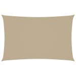 Pânză parasolar, bej, 2,5x5 m, țesătură oxford, dreptunghiular GartenMobel Dekor