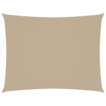 Pânză parasolar, bej, 3,5x4,5m, țesătură oxford, dreptunghiular GartenMobel Dekor