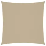 Pânză parasolar, bej, 3x3 m, țesătură oxford, pătrat GartenMobel Dekor