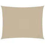 Pânză parasolar, bej, 3x4,5 m, țesătură oxford, dreptunghiular GartenMobel Dekor