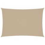 Pânză parasolar, bej, 3x5 m, țesătură oxford, dreptunghiular GartenMobel Dekor