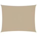 Pânză parasolar, bej, 3x6 m, țesătură oxford, dreptunghiular GartenMobel Dekor