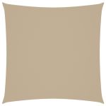Pânză parasolar, bej, 4x4 m, țesătură oxford, pătrat GartenMobel Dekor