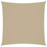 Pânză parasolar, bej, 5x5 m, țesătură oxford, pătrat GartenMobel Dekor