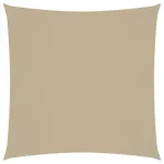 Pânză parasolar, bej, 5x5 m, țesătură oxford, pătrat GartenMobel Dekor