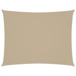 Pânză parasolar, bej, 5x7 m, țesătură oxford, dreptunghiular GartenMobel Dekor