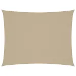 Pânză parasolar, bej, 5x7 m, țesătură oxford, dreptunghiular GartenMobel Dekor