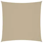 Pânză parasolar, bej, 6x6 m, țesătură oxford, pătrat GartenMobel Dekor