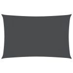 Pânză parasolar antracit 3,5x5m țesătură oxford dreptunghiular GartenMobel Dekor