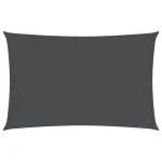 Pânză parasolar antracit 3,5x5m țesătură oxford dreptunghiular GartenMobel Dekor