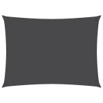 Pânză parasolar antracit 3x5 m țesătură oxford dreptunghiular GartenMobel Dekor