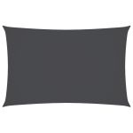 Pânză parasolar antracit 3x6 m țesătură oxford dreptunghiular GartenMobel Dekor