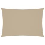 Parasolar, bej, 2,5x4,5 m, țesătură oxford, dreptunghiular GartenMobel Dekor