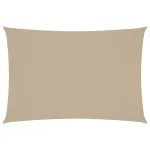 Parasolar, bej, 2,5x4,5 m, țesătură oxford, dreptunghiular GartenMobel Dekor