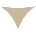 Parasolar, bej, 5x5x6 m, țesătură oxford, triunghiular GartenMobel Dekor