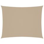 Parasolar, bej, 5x6 m, țesătură oxford, dreptunghiular GartenMobel Dekor