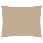 Parasolar, bej, 6x7 m, țesătură oxford, dreptunghiular GartenMobel Dekor