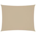 Parasolar, bej, 6x8 m, țesătură oxford, dreptunghiular GartenMobel Dekor
